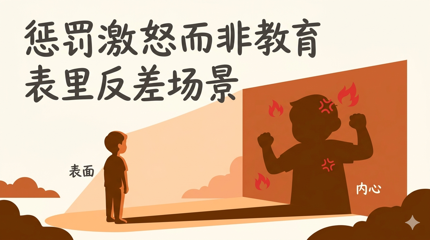 惩罚激怒而非教育——表面的沉默掩盖内心的愤怒