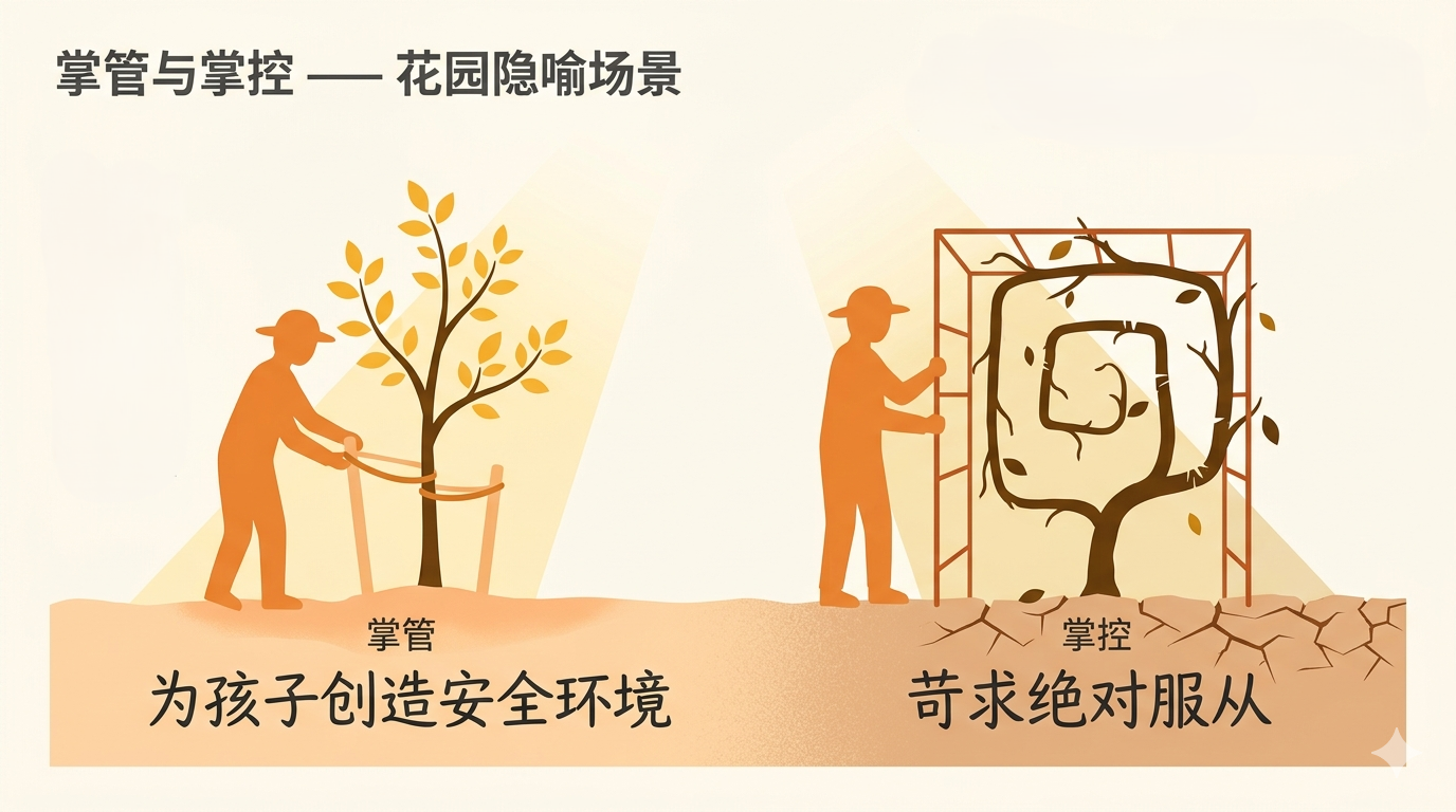 掌管与掌控——温柔搭支架帮小树生长 vs 强行塑形