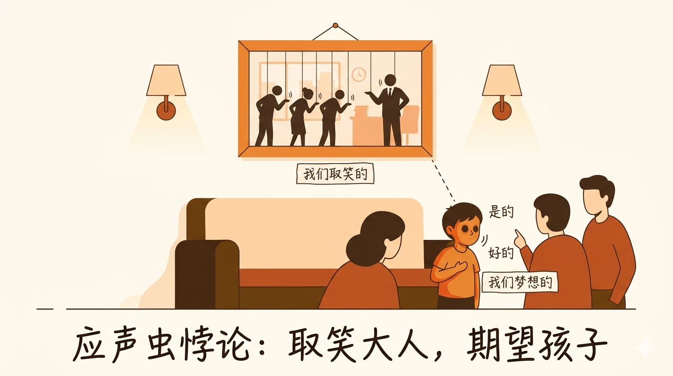 应声虫悖论——取笑办公室的应声虫，却梦想拥有永远听话的孩子
