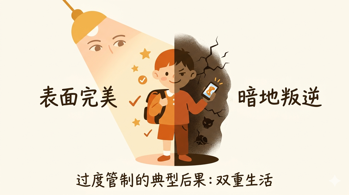 双重生活——表面乖巧与暗地叛逆的分裂