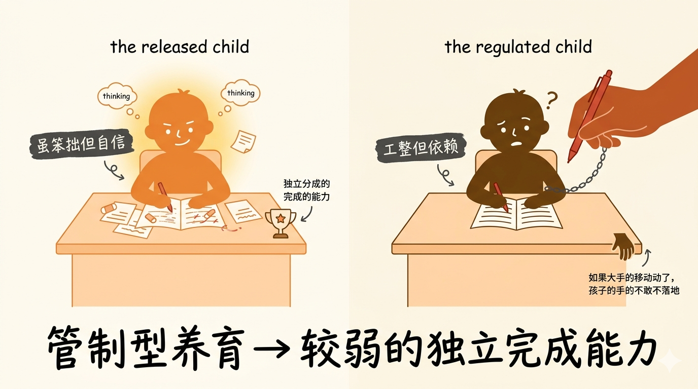 管制型养育导致较弱的独立完成能力