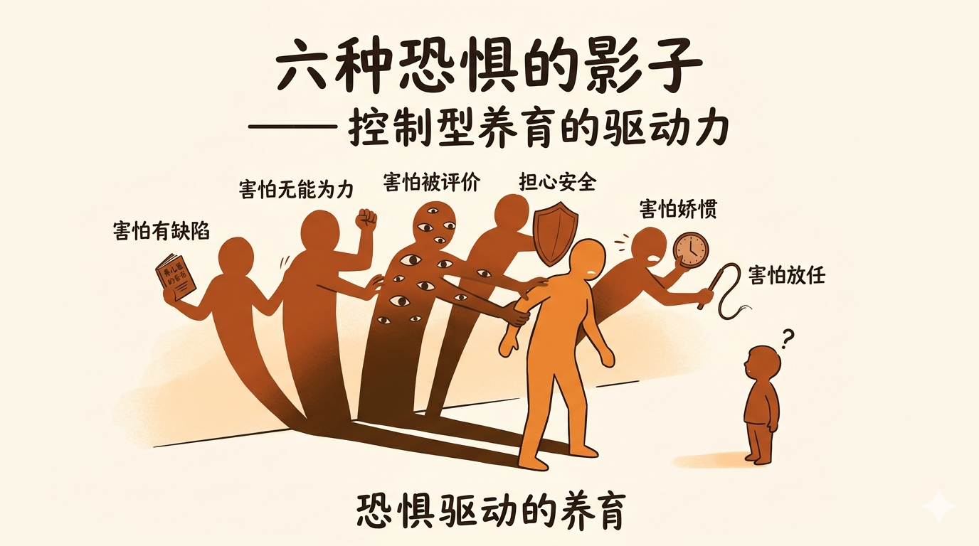 六种恐惧的影子——恐惧驱动控制型养育