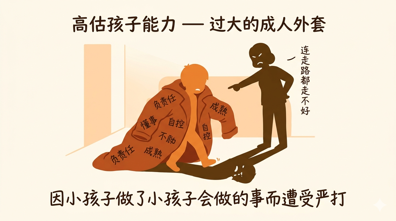 高估孩子能力——因不合理期待而惩罚