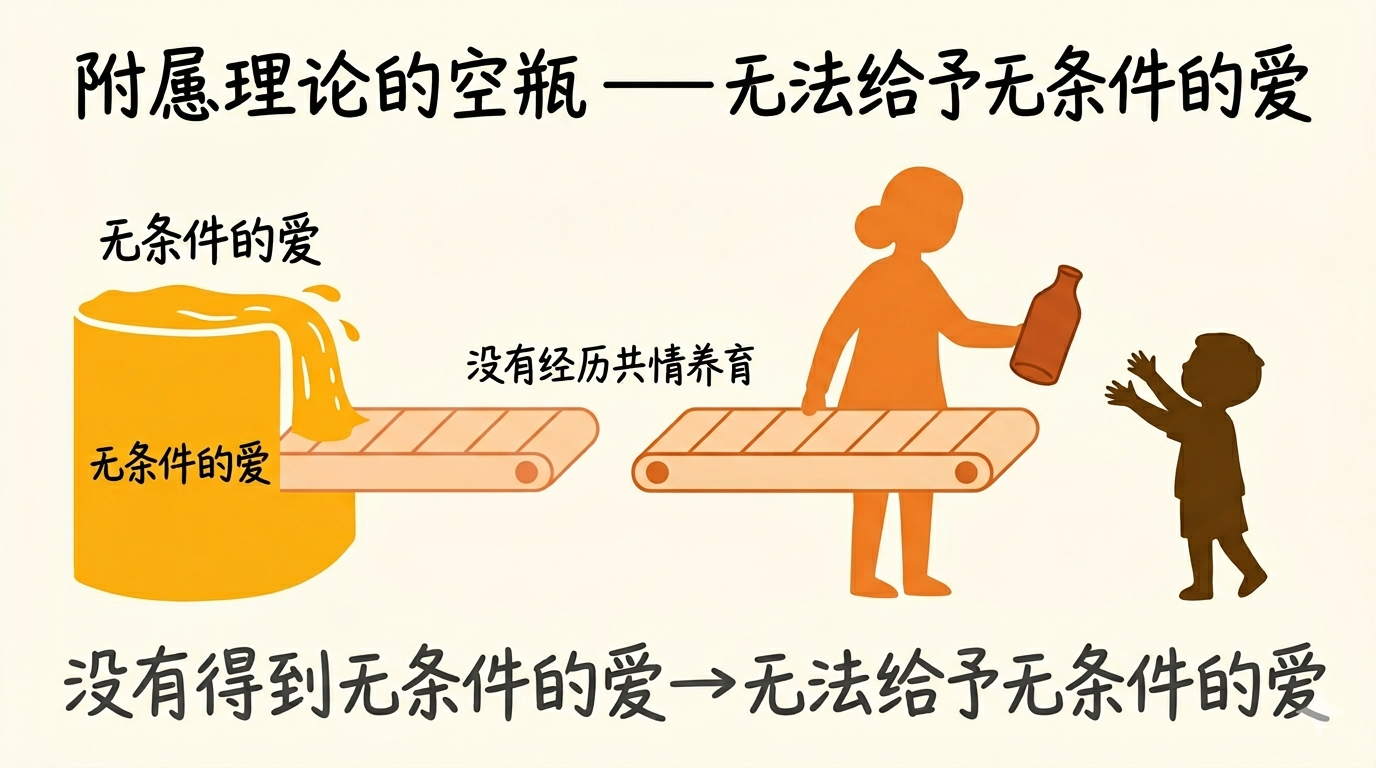 依恋理论的空瓶——得不到爱就无法给予爱