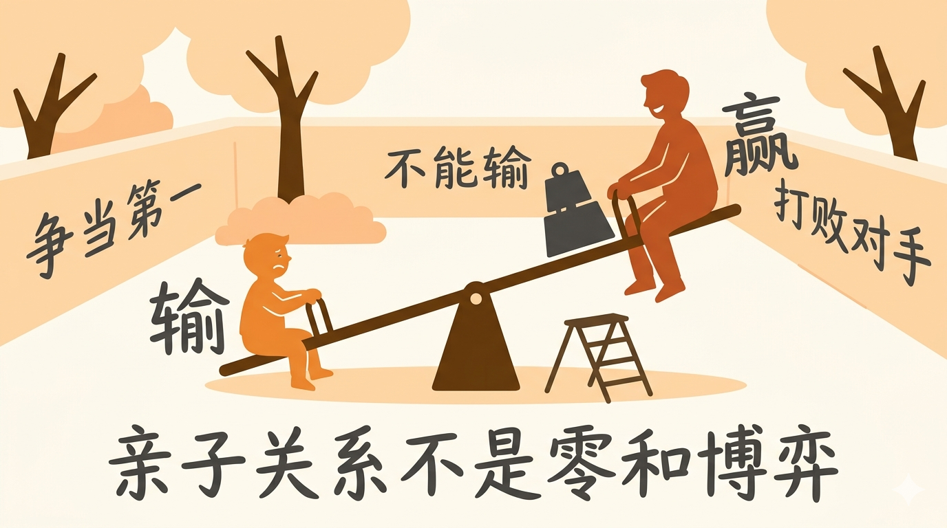 亲子零和博弈——竞争文化扭曲亲子关系
