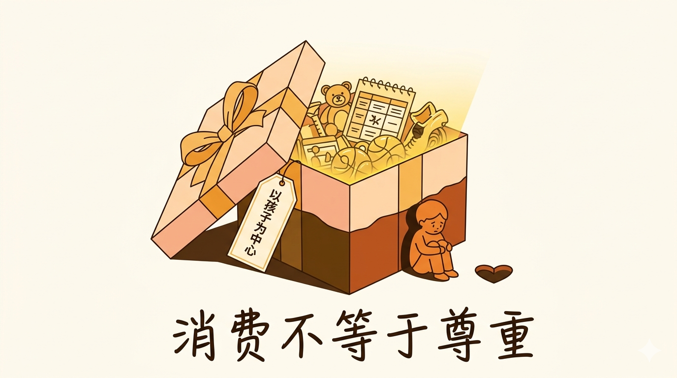 消费不等于尊重——"以孩子为中心"的假象