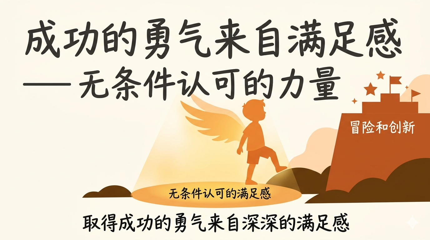 成功的勇气来自深深的满足感