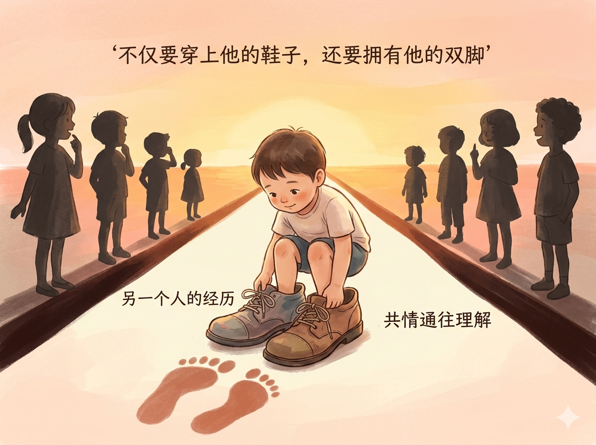不仅要穿上他的鞋子，还要拥有他的双脚