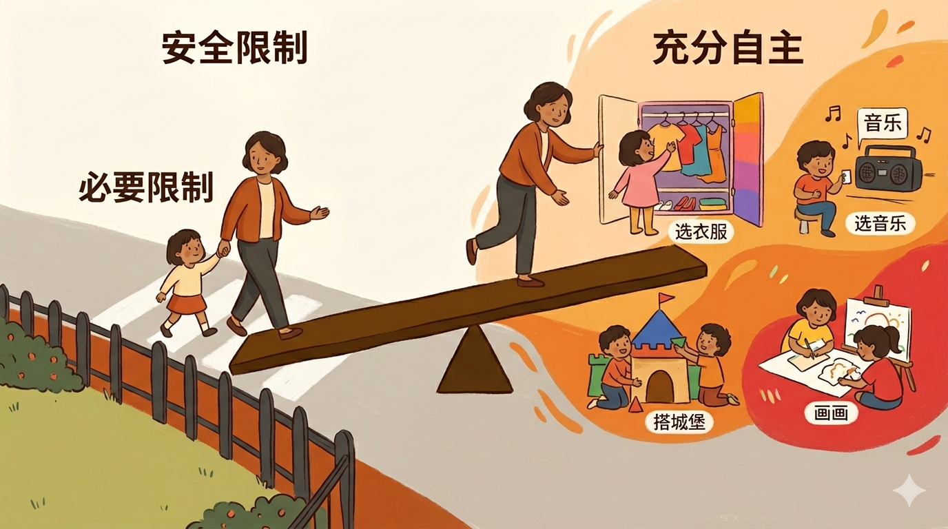 补偿性自主感——此处削弱，别处加强